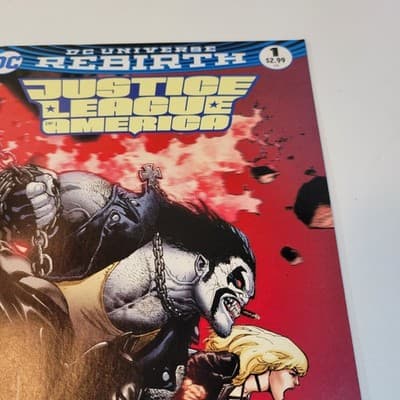 Justice League of America #1 Rebirth 2017 Lobo Cover DC Orlando Reis - Thumbnail 5