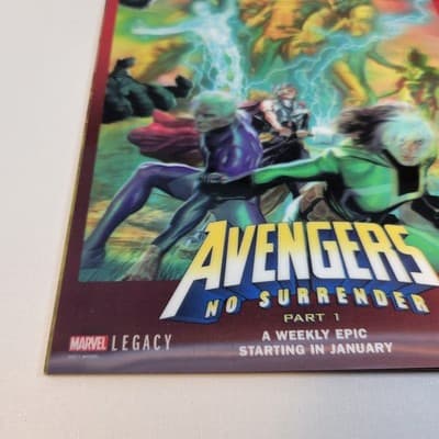 Thor #700 Lenticular Variant Death of Captain Marvel Homage Marvel 2017 - Thumbnail 12