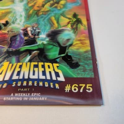 Thor #700 Lenticular Variant Death of Captain Marvel Homage Marvel 2017 - Thumbnail 11