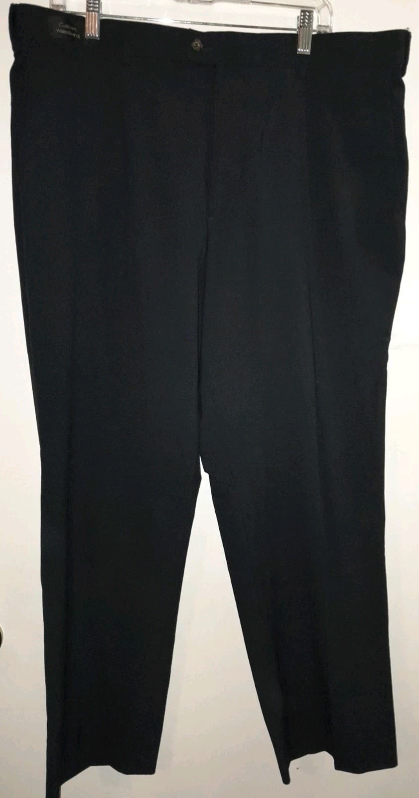 Dockers Premium Classic Fit Pants 38x29 (39.5"x29") Flat Blue Polyester Blend - Thumbnail 2