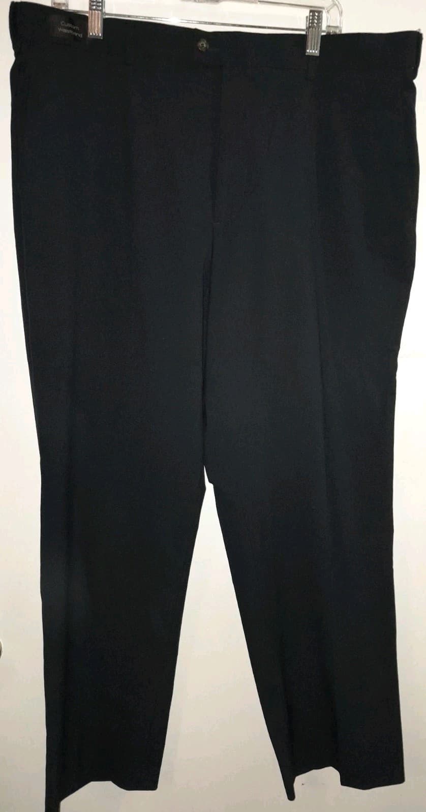 Dockers Premium Classic Fit Pants 38x29 (39.5"x29") Flat Blue Polyester Blend - Image 1