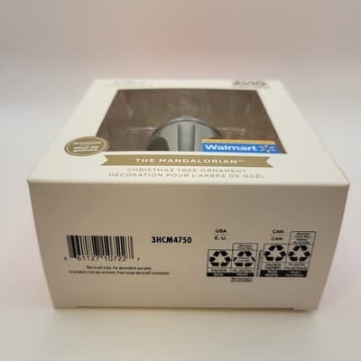 Hallmark Ornament 2025 Mandalorian Helmet Walmart Exclusives Premium Star Wars - Thumbnail 9