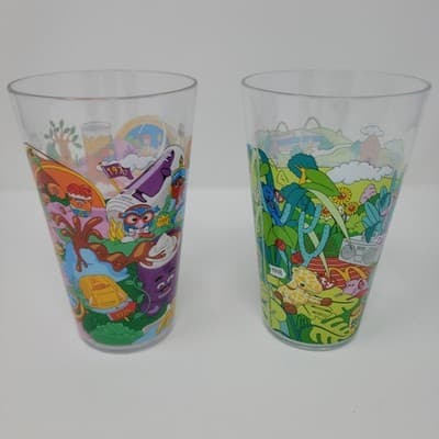 MCDONALD'S Beanie Babies Collector 2x Cups 2024 TY Plastic Multicolor Graphics - Thumbnail 2
