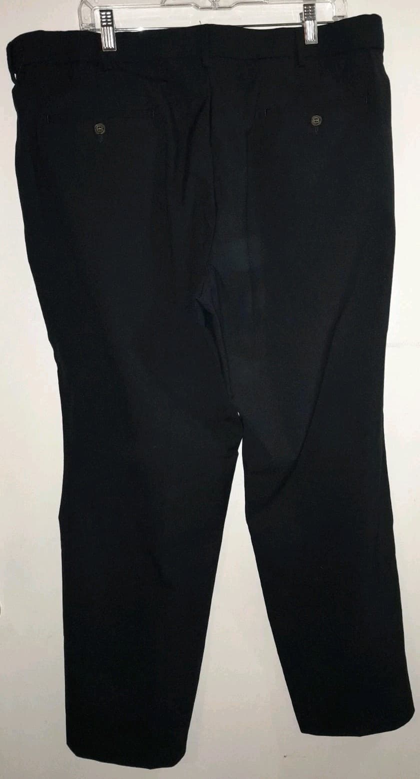 Dockers Premium Classic Fit Pants 38x29 (39.5"x29") Flat Blue Polyester Blend - Thumbnail 4