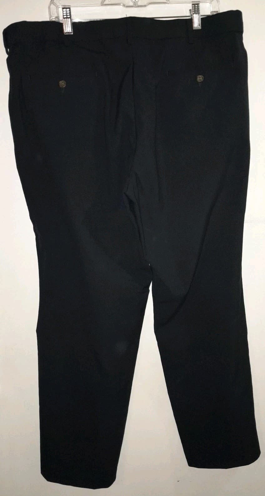 Dockers Premium Classic Fit Pants 38x29 (39.5"x29") Flat Blue Polyester Blend - Thumbnail 3