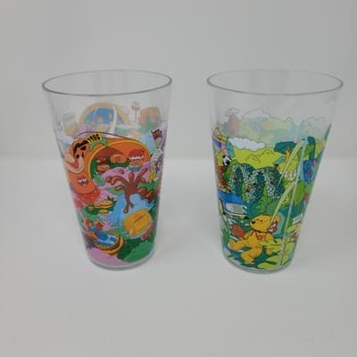 MCDONALD'S Beanie Babies Collector 2x Cups 2024 TY Plastic Multicolor Graphics - Image 1