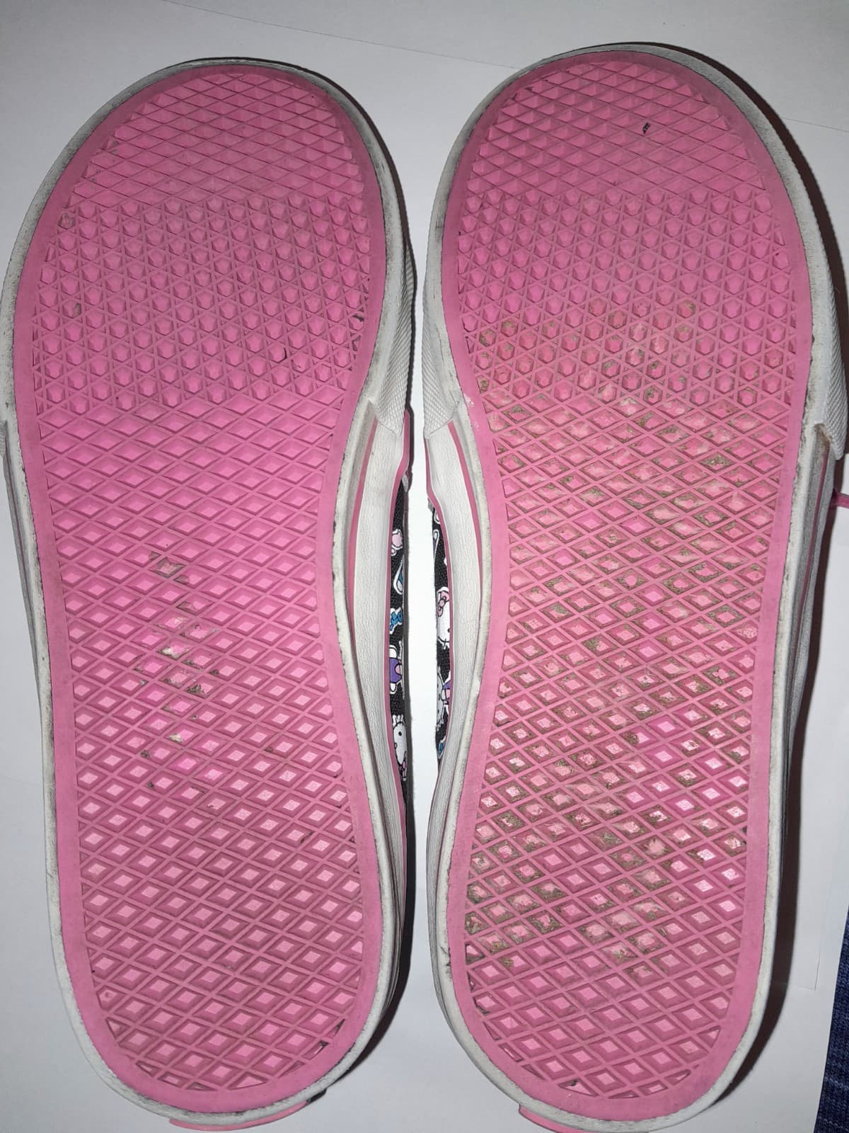 Hello Kitty Shoes Sz 3.5 HTF Vans Kids Tory Kitty Girls Lace Up Canvas Sneakers - Thumbnail 12