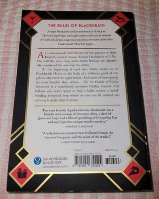 The 7½ Deaths of Evelyn Hardcastle by Stuart Turton First U.S. Paperback Edition - Thumbnail 2