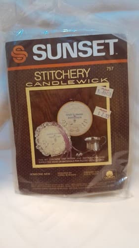 Sunset Stitchery Kit Candle Wick No. 757 - Image 1