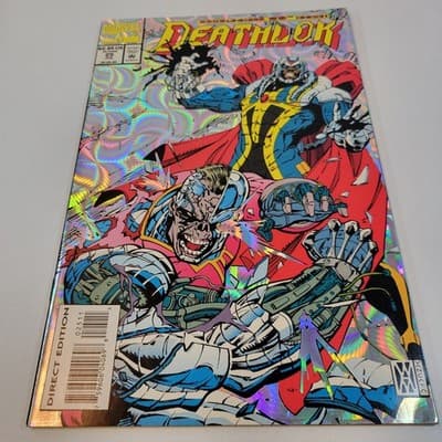 Deathlok #25 1993 Foil Anniversary Issue Marvel Direct Edition - Image 1