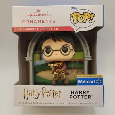 Harry Potter 3D Effect Quidditch Christmas Funko POP Hallmark Ornament New - Thumbnail 2