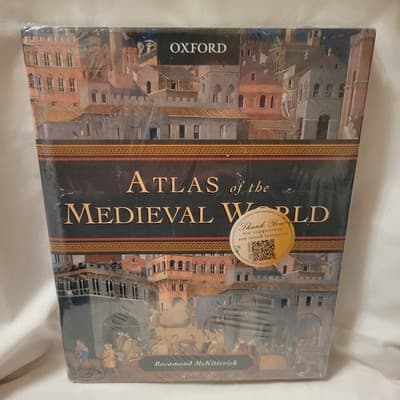 Atlas of the Medieval World Hardcover By McKitterick Rosamond Factory Sealed New - Image 1