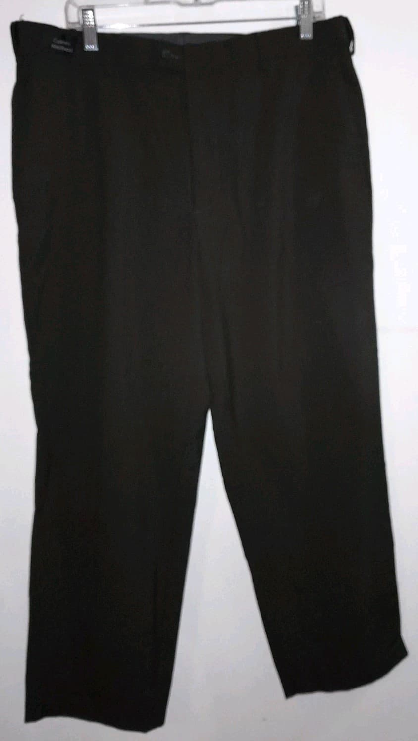 Dockers Premium Classic Fit Pants 38x32 (Act 38"x28") Flat Front Polyester Gray - Thumbnail 2