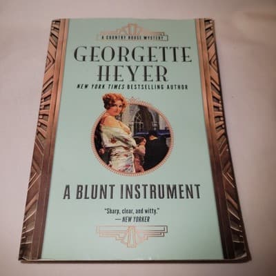 A Blunt Instrument by Georgette Heyer (Country House Mystery, Paperback) - Thumbnail 2