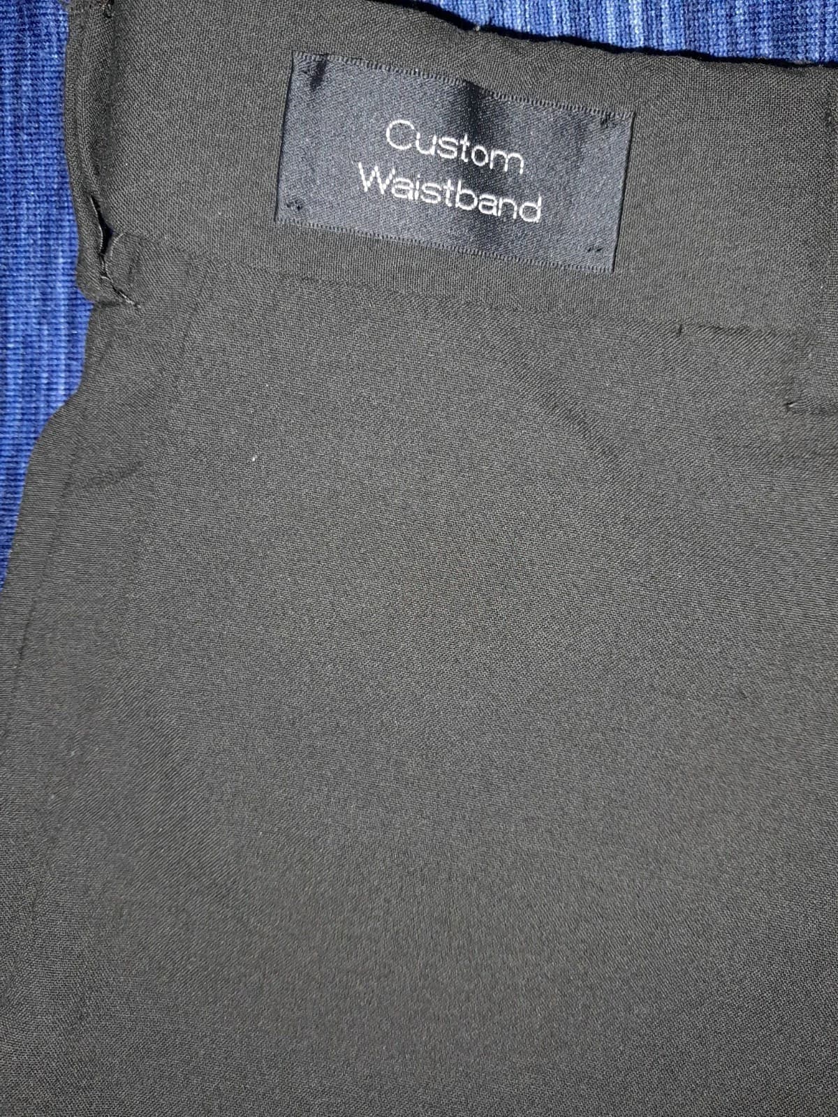 Dockers Premium Classic Fit Pants 38x32 (Act 38"x28") Flat Front Polyester Gray - Thumbnail 6