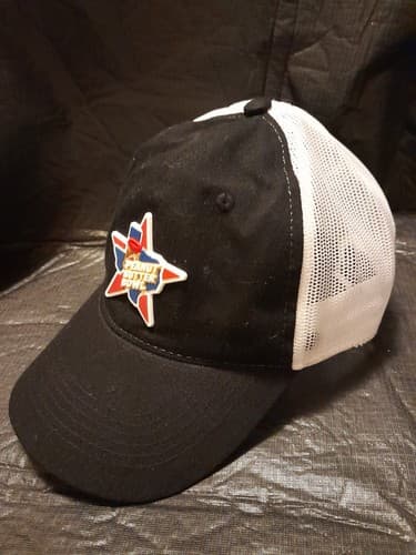 Peanut Butter Bowl Golf Hat, Trucker Style Cap, Black & White Rare - Image 1