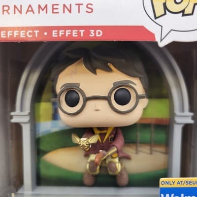 Harry Potter 3D Effect Quidditch Christmas Funko POP Hallmark Ornament New - Image 1