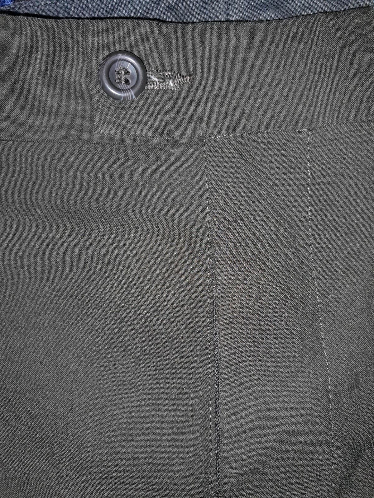 Dockers Premium Classic Fit Pants 38x32 (Act 38"x28") Flat Front Polyester Gray - Thumbnail 7