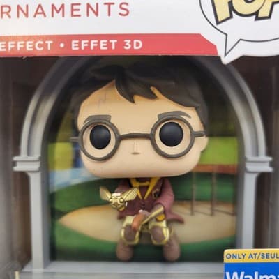 Harry Potter 3D Effect Quidditch Christmas Funko POP Hallmark Ornament New - Thumbnail 4