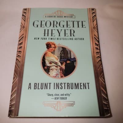 A Blunt Instrument by Georgette Heyer (Country House Mystery, Paperback) - Thumbnail 3