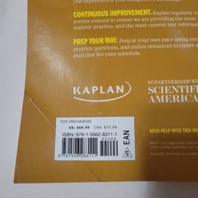 Kaplan's MCAT Physics and Math Review 2023-2024 - Thumbnail 4
