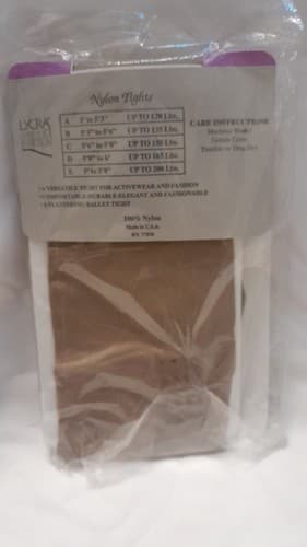 LIBERTS Adult Footed Nylon Tights Style # 62 Size B Tan - Thumbnail 3