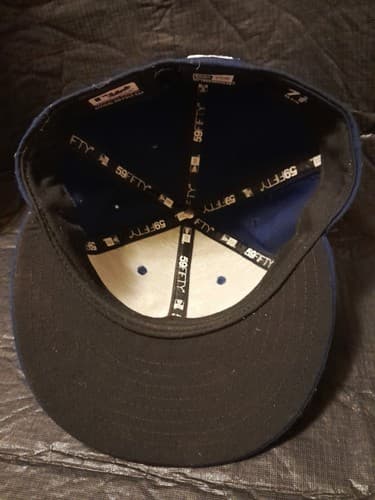 Texas Rangers Game Authentic Collection On-Field 59FIFTY Fitted 7 3/8 Royal Hat - Thumbnail 6