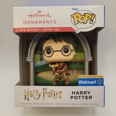 Harry Potter 3D Effect Quidditch Christmas Funko POP Hallmark Ornament New - Thumbnail 3