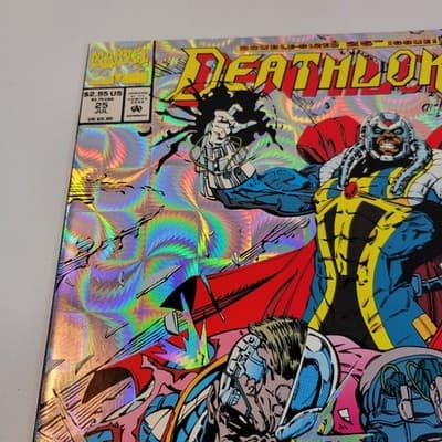 Deathlok #25 1993 Foil Anniversary Issue Marvel Direct Edition - Thumbnail 6