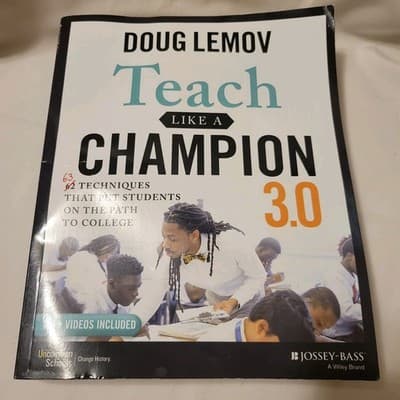 Teach Like a Champion 3.0 Doug Lemov Paperback Education Teaching Guide - Thumbnail 2