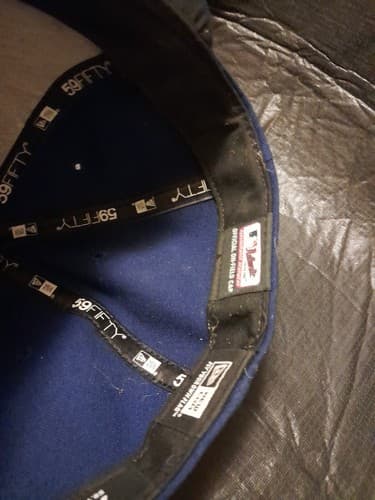 Texas Rangers Game Authentic Collection On-Field 59FIFTY Fitted 7 3/8 Royal Hat - Thumbnail 8