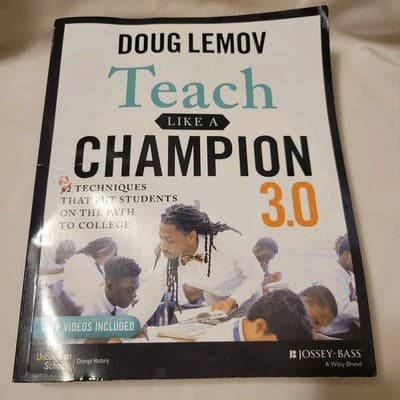 Teach Like a Champion 3.0 Doug Lemov Paperback Education Teaching Guide - Image 1