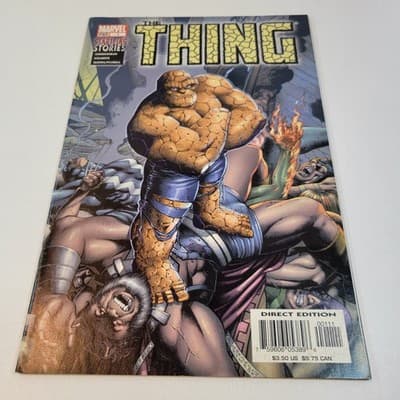 The Thing #1 2004 Marvel Startling Stories Direct Edition Zircher 1st Printing - Thumbnail 2
