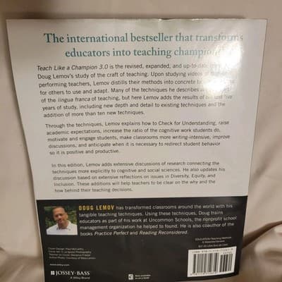 Teach Like a Champion 3.0 Doug Lemov Paperback Education Teaching Guide - Thumbnail 6