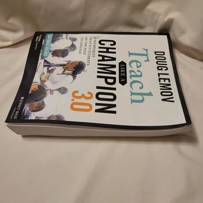Teach Like a Champion 3.0 Doug Lemov Paperback Education Teaching Guide - Thumbnail 4