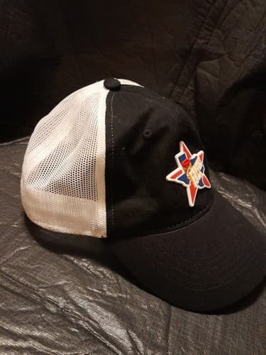 Peanut Butter Bowl Golf Hat, Trucker Style Cap, Black & White Rare - Thumbnail 3
