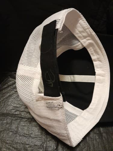 Peanut Butter Bowl Golf Hat, Trucker Style Cap, Black & White Rare - Thumbnail 6