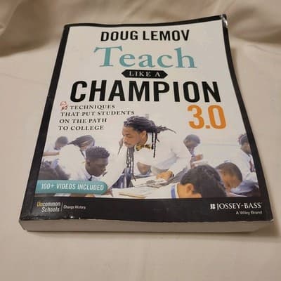 Teach Like a Champion 3.0 Doug Lemov Paperback Education Teaching Guide - Thumbnail 3