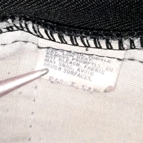 Levi's Men's Flat Front Solid Black Polyester Sz 40x32 (38"x28.5") Gold Label - Thumbnail 7