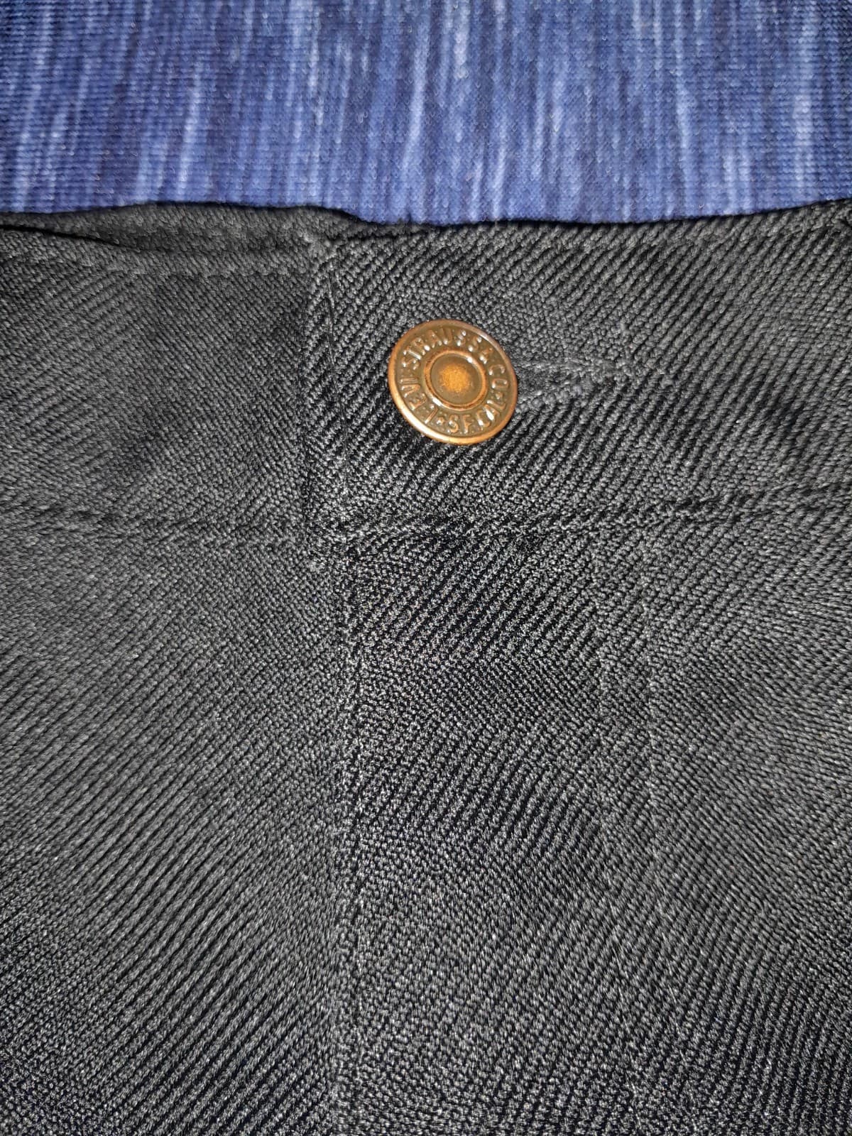 Levi's Men's Flat Front Solid Black Polyester Sz 36x30 (36"x29.5") Gold Tab - Thumbnail 10