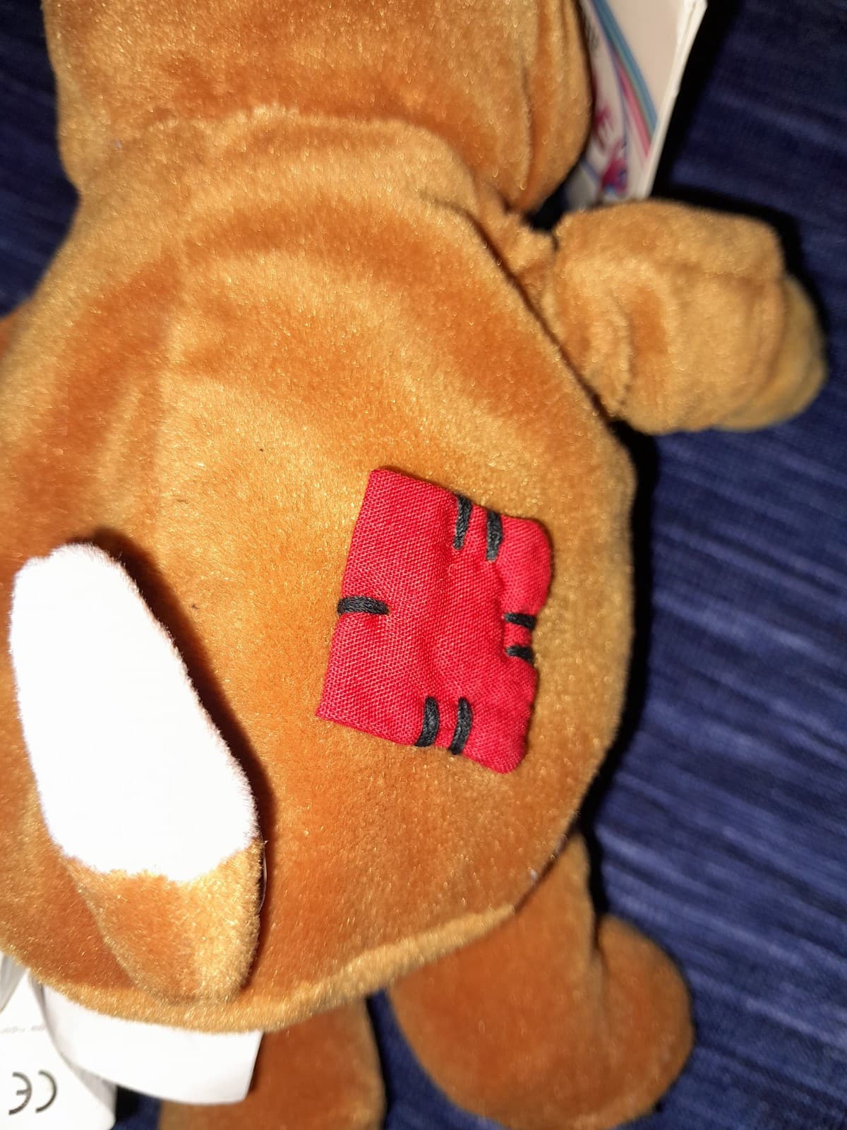 Disney Bean Bag Plush - REINDEER POOH (Winnie the Pooh) (10 inch) w/ Tag 1999 - Thumbnail 7