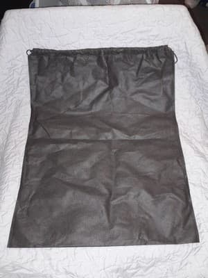 Bella Russo Dust Bag ONLY Brown w/ Gold Lettering Drawstring 21" x 14.5" - Thumbnail 5