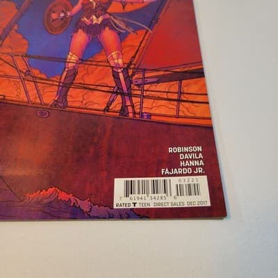 Wonder Woman #32 Jason Early Key Issue 2017 DC Rebirth Robinson - Thumbnail 3