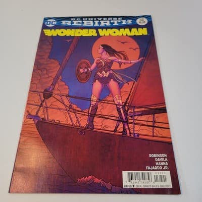 Wonder Woman #32 Jason Early Key Issue 2017 DC Rebirth Robinson - Thumbnail 2