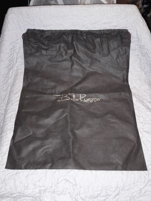 Bella Russo Dust Bag ONLY Brown w/ Gold Lettering Drawstring 21" x 14.5" - Image 1