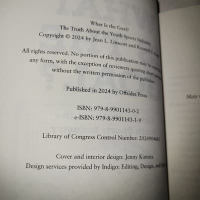 What is the Goal?: The Truth About the Youth Sports Industry Paperback 2024 - Thumbnail 7