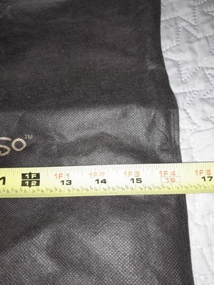 Bella Russo Dust Bag ONLY Brown w/ Gold Lettering Drawstring 21" x 14.5" - Thumbnail 6