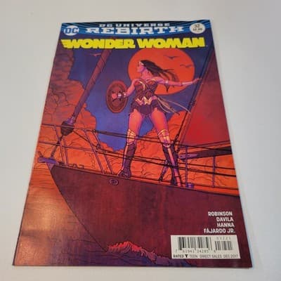 Wonder Woman #32 Jason Early Key Issue 2017 DC Rebirth Robinson - Image 1