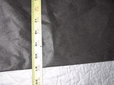 Bella Russo Dust Bag ONLY Brown w/ Gold Lettering Drawstring 21" x 14.5" - Thumbnail 7