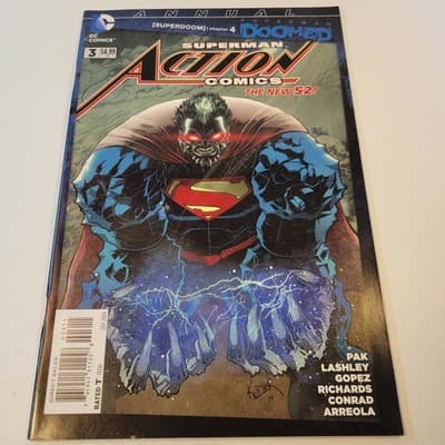 Action Comics Annual #3 2014 The New 52 Superdoom Chapter 4 Pak Lashley FN/VF - Image 1